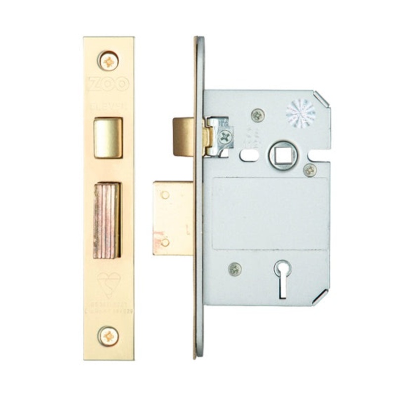 B/S 5 lever sashlock 76mm PVD Default Title