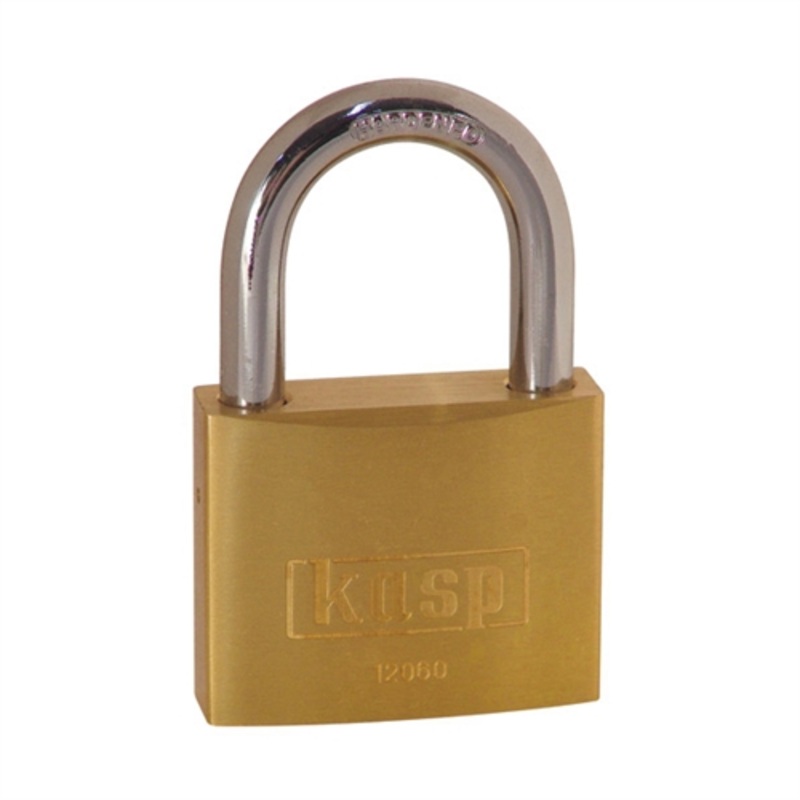 Kasp Brass Padlock – 60mm, Blister Packed