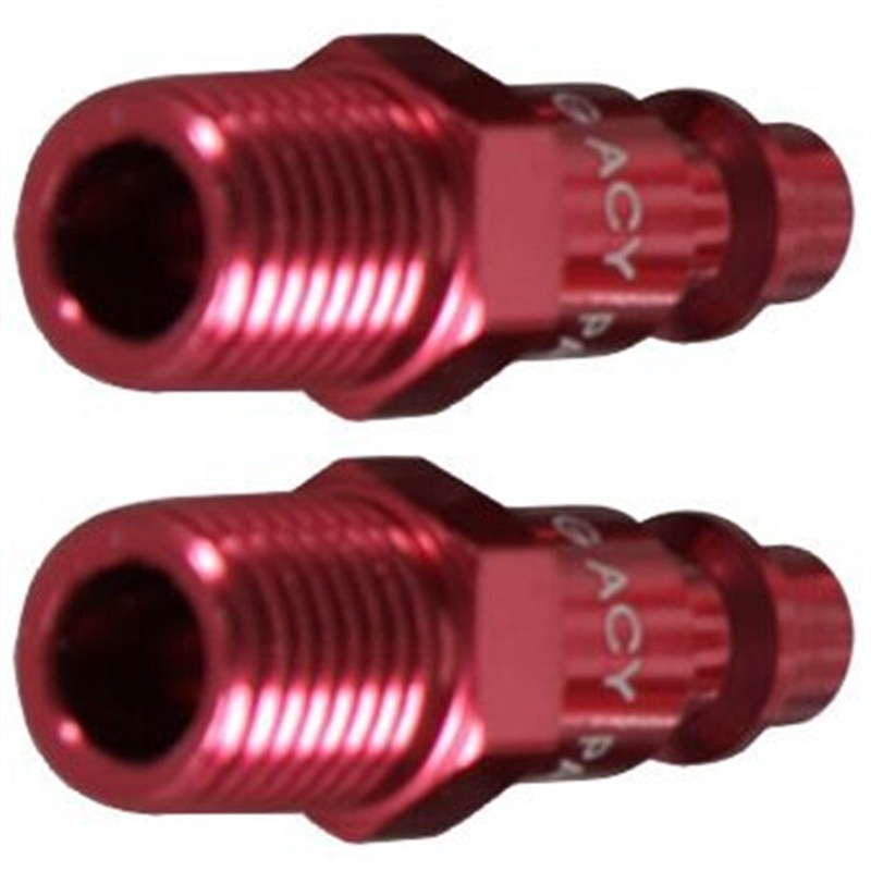 ColorConnex Industrial Type D Red Plugs, 1/4″ MNPT, 2 Pack