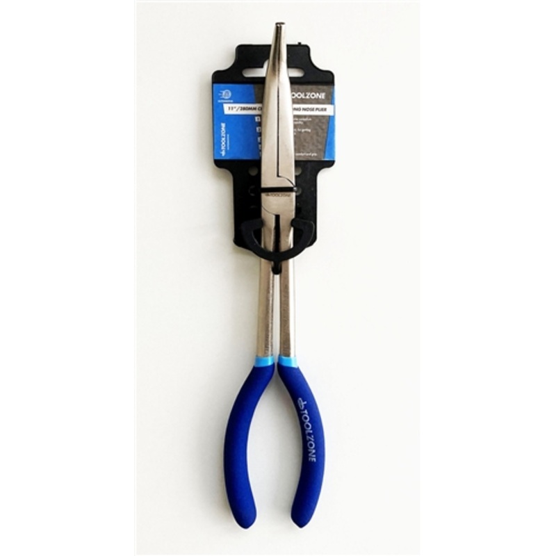 Toolzone 11″ CRV 45 Deg Bent Nose Pliers