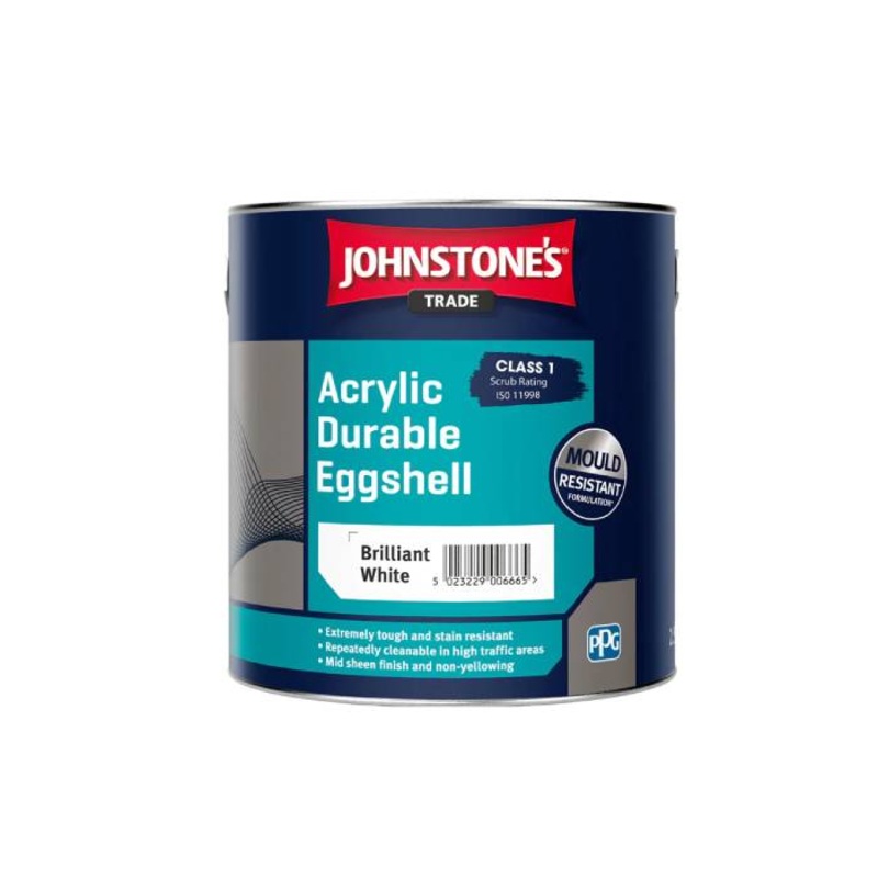 Johnstone’s Acrylic Durable Eggshell 2.5L Default Title