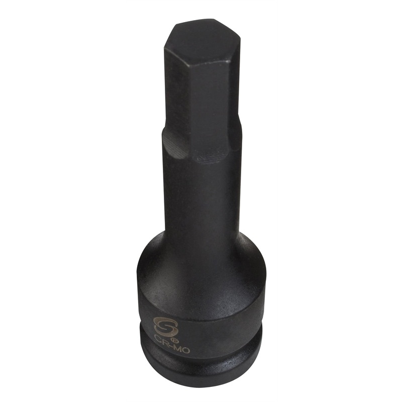 1/2 in. Drive Hex Impact Socket, 1/4 in.