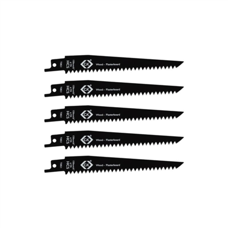C.K 18TPI 150mm BIM Reciprocating Saw Blades 5Pk