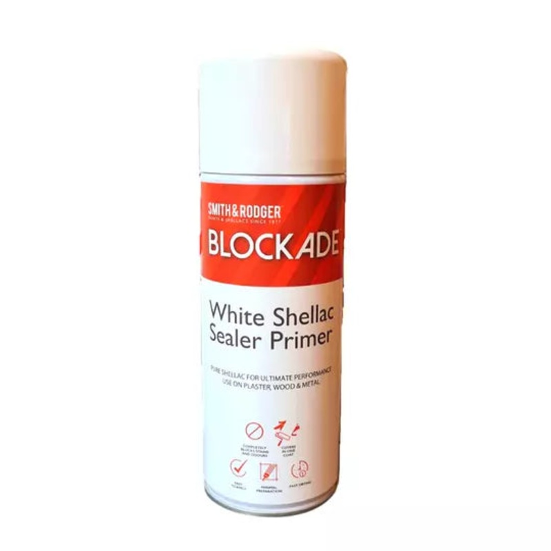 Blockade Aerosol White Shellac Sealer Primer 400ml Default Title