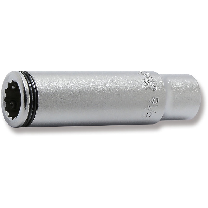 1/4″ Sq. Drive 12-Point SAE Deep Nut Grip Socket in 5/16