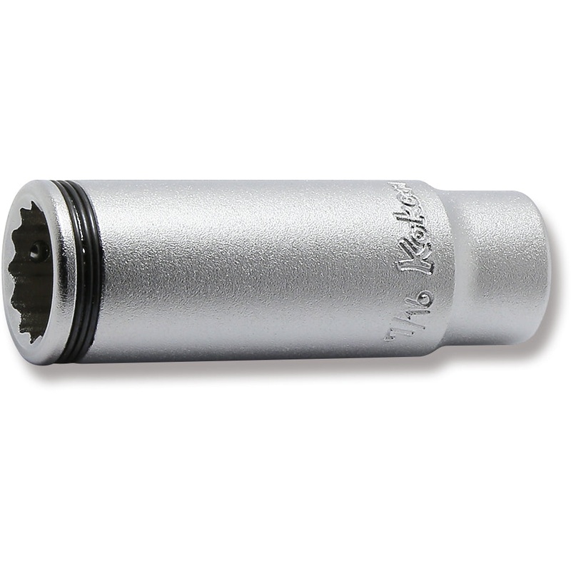 1/4″ Sq. Drive 12-Point SAE Deep Nut Grip Socket in 1/2