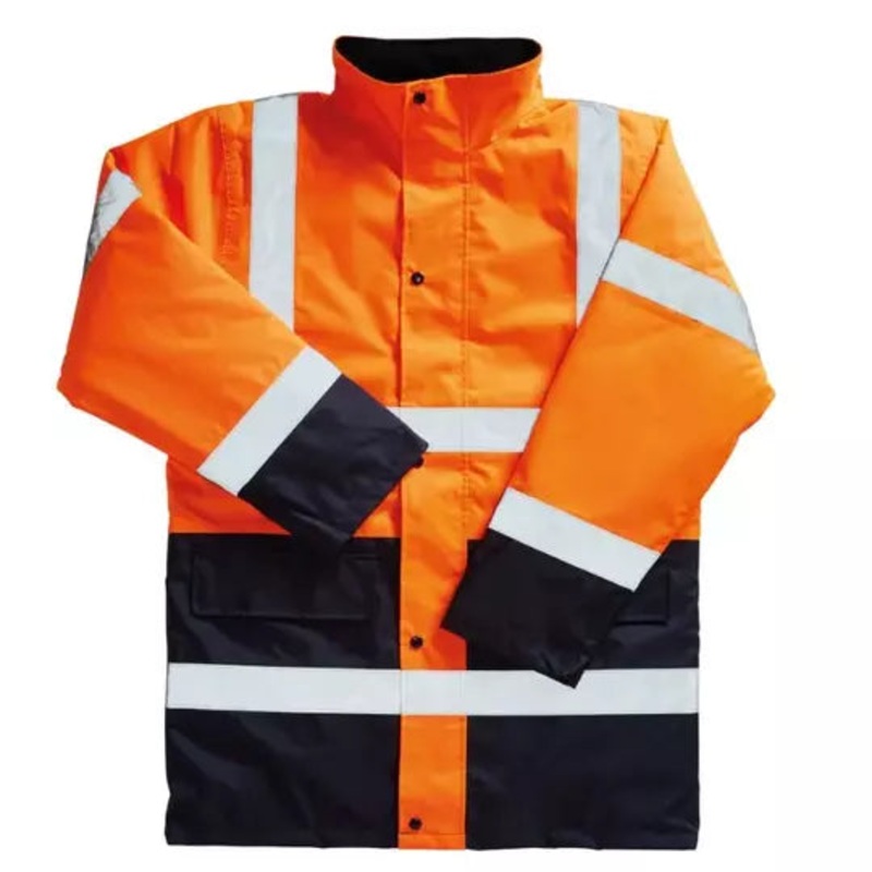 XL Hi-Vis 2-Tone Coat Orange/Navy Default Title