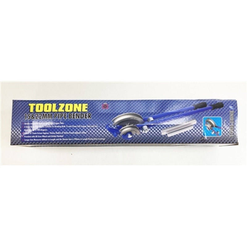 Toolzone 15mm/22mm Pipe Bender