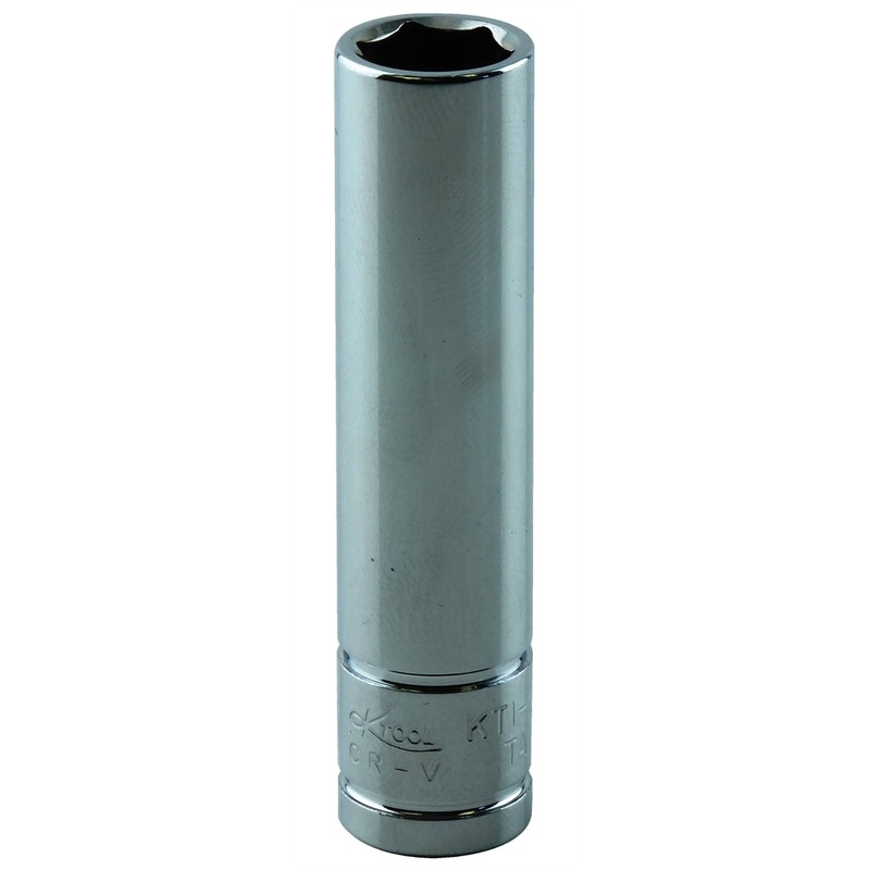 1/4in. Drive Deep 6 Point Chrome Socket 8mm