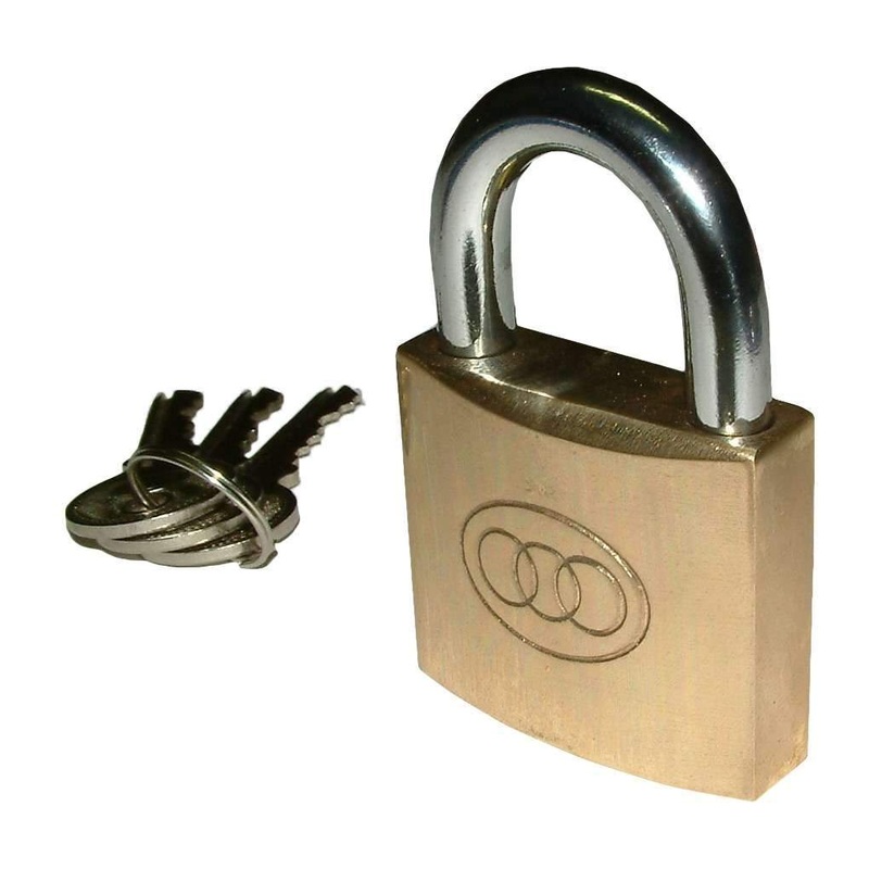 Tri-Circle Brass Padlock – #265 50mm