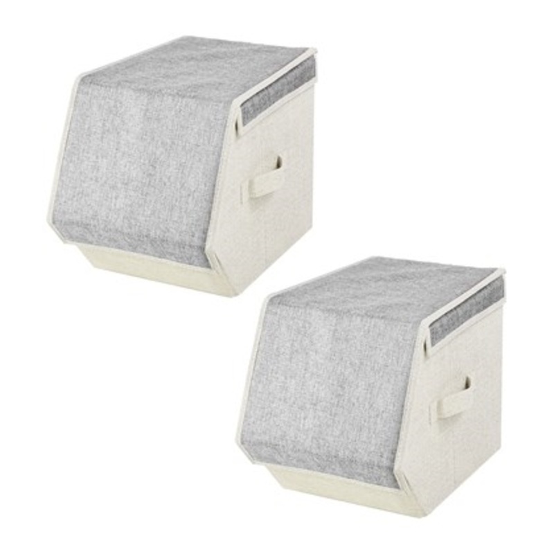 Anika 2pk Small Magnetic Storage Box – Grey