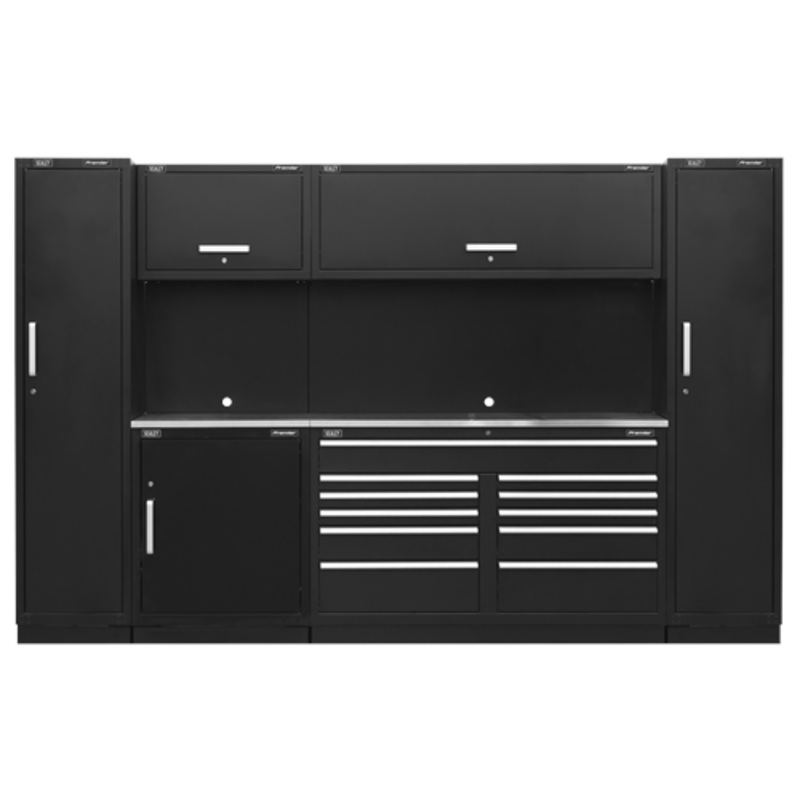 Sealey Superline Pro 3.3m Storage System – Stainless Worktop