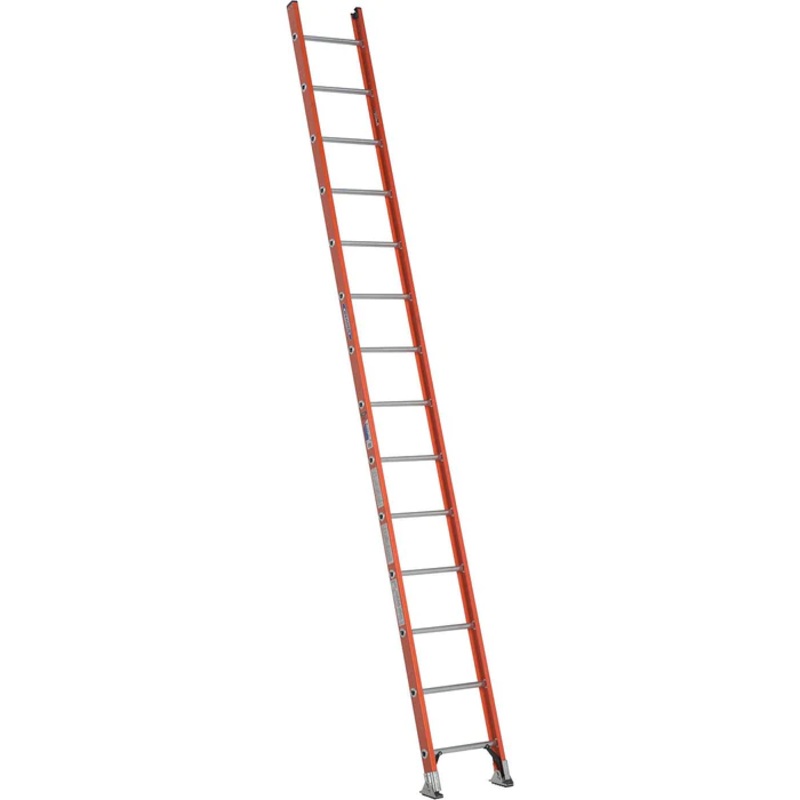 Werner Fiberglass Single Ladder D6212-1 (12ft)