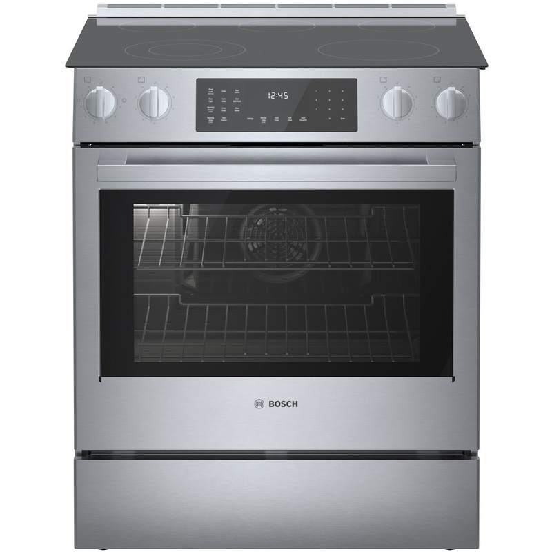 Bosch HEI8056U/06 800 Series Electric Slide-In Range 30” Stainless Steel