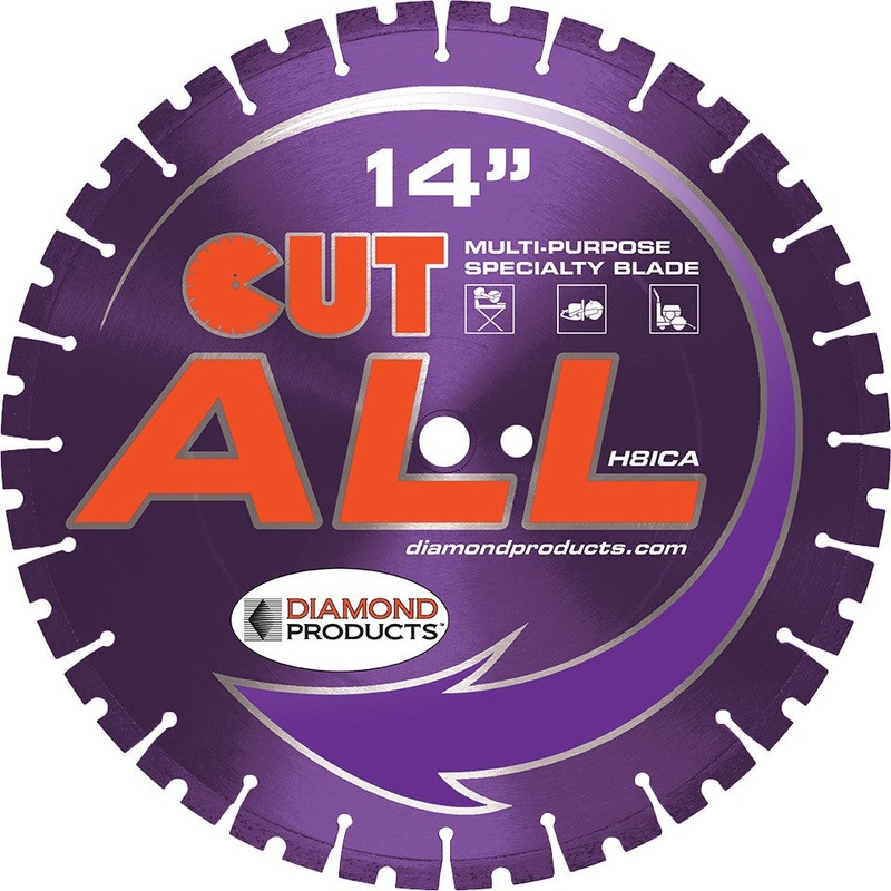 Cut-ALL Multi-Purpose Imperial High Speed Specialty Diamond Blades 12″
