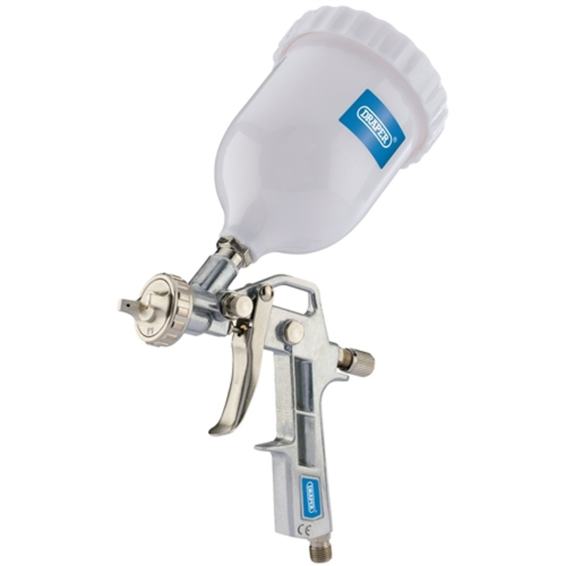 Draper Gravity Feed Air Spray Gun, 500ml