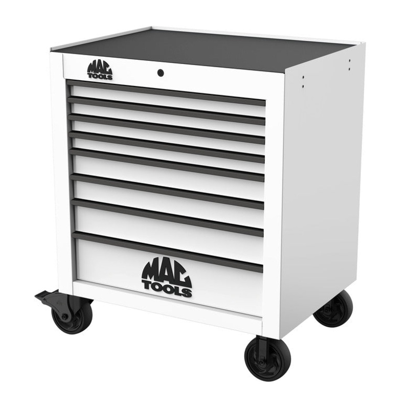 Tech Series 8-Drawer Workstation – Titanium White
