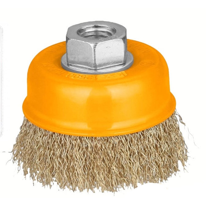 Ingco Wire Cup Brush 75 x 0.5 x M10 x 1.5