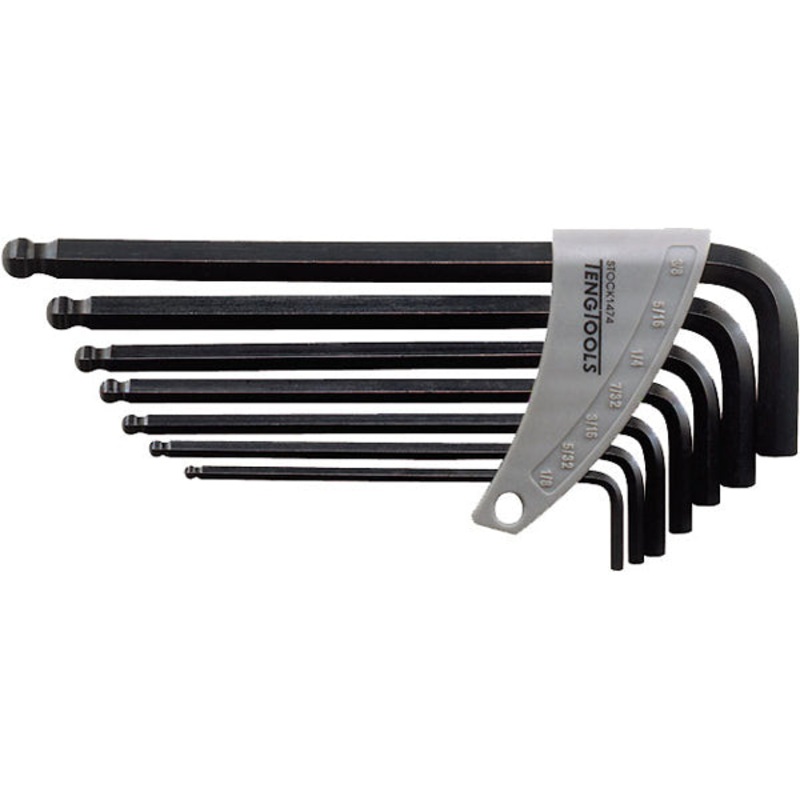 Teng 7Pc Ball-End Metric Hex Key Set – 2.5-10.0mm