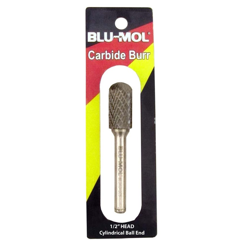 Blu-Mol Burr 1/2in Cylindrical Radius End