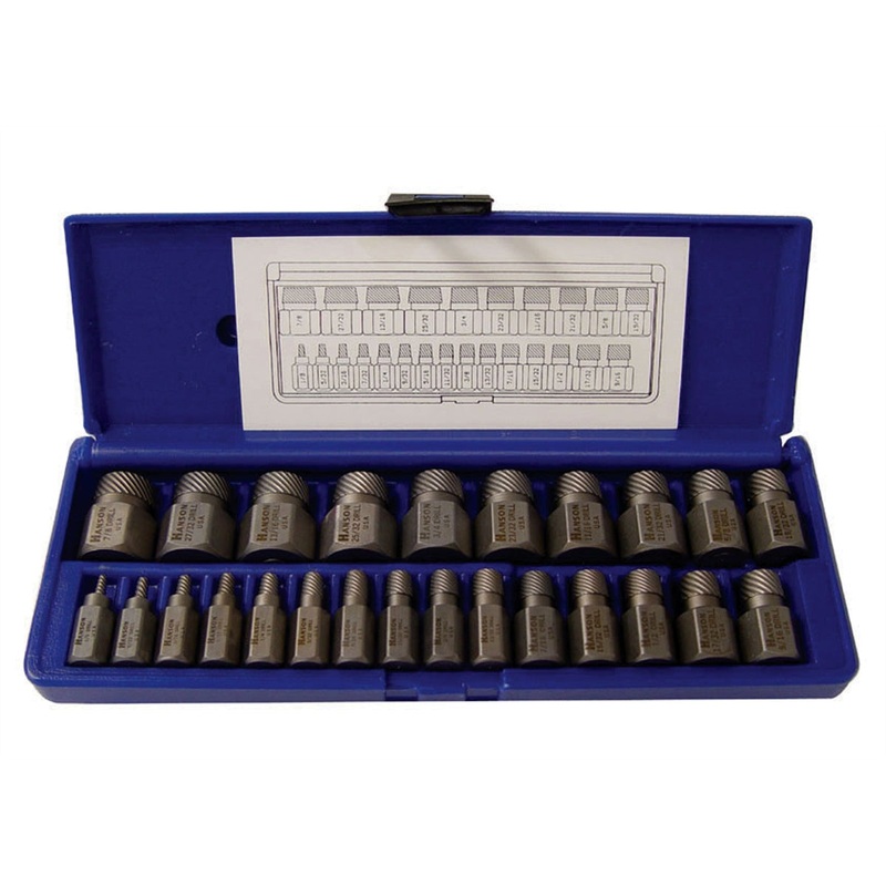 25 Piece Hex Head Multi-Spline Extractor Set HAN53227