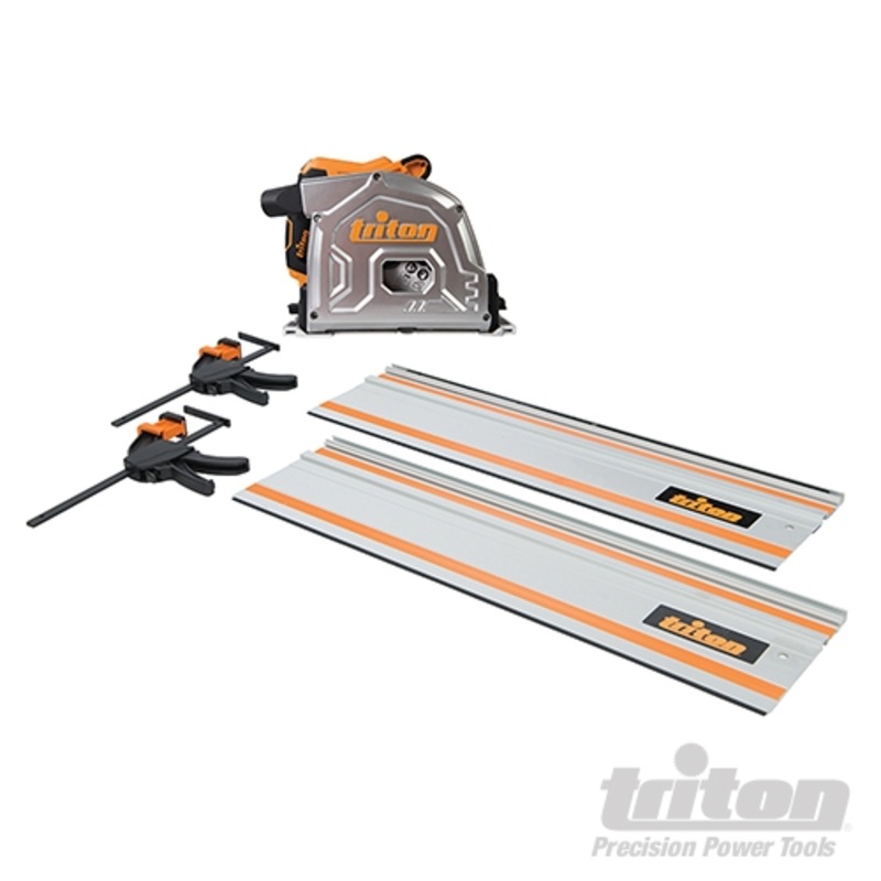 Triton 1400W Track Saw Kit 4pce 165mm – TTS1400KIT