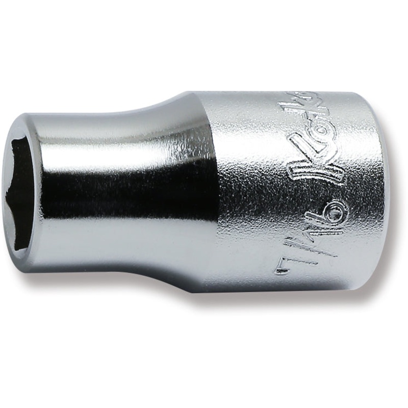 1/2 Sq. Dr. Chrome SAE 6 Point Socket  7/16″