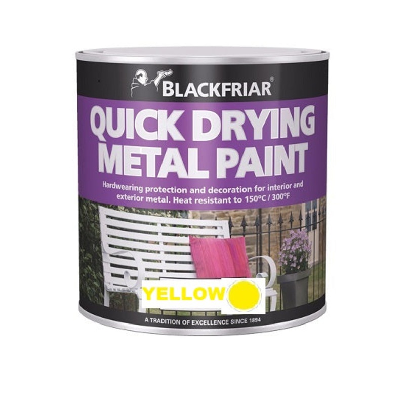 Blackfriar QD Metal Paint Yellow 1lt Default Title
