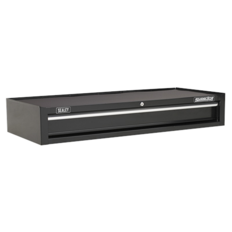 Sealey Superline Pro Mid-Box 1 Drawer with Ball-Bearing Slides Heavy-Duty- Black