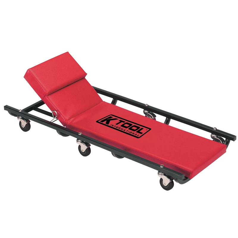 40″ Metal Frame Creeper with Adjustable Headrest KTI74961
