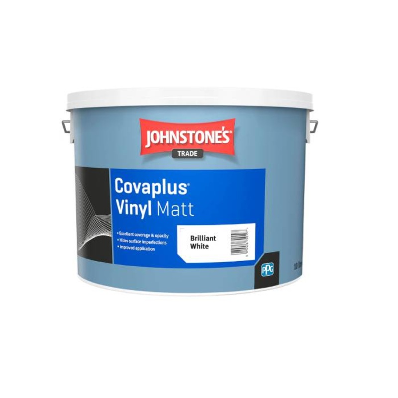 Johnstone’s Covaplus Vinyl Matt Brilliant White 10L Default Title