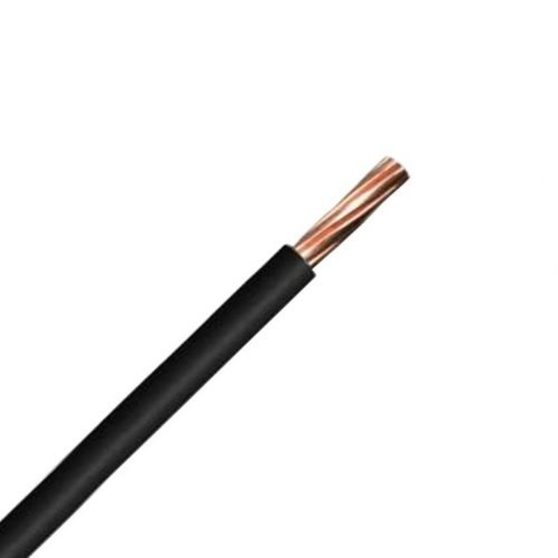 Zexum Black 10mm 7 Strand 55A Single Core 6491B LSZH (Low Smoke Zero Halogen) Round Power Insulated Conduit Wire