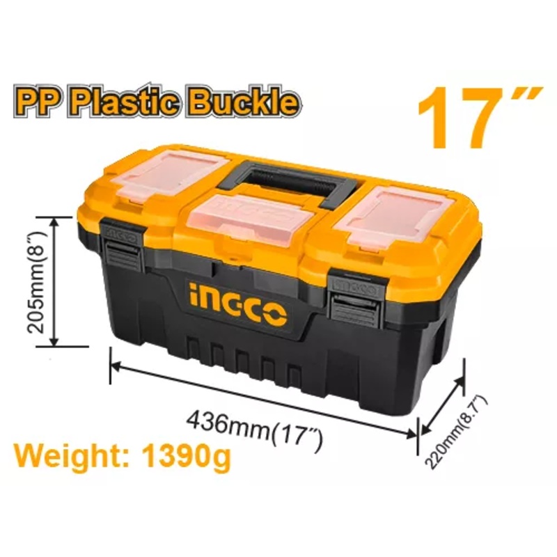 Ingco PBX1701 Plastic Tool Box 17″