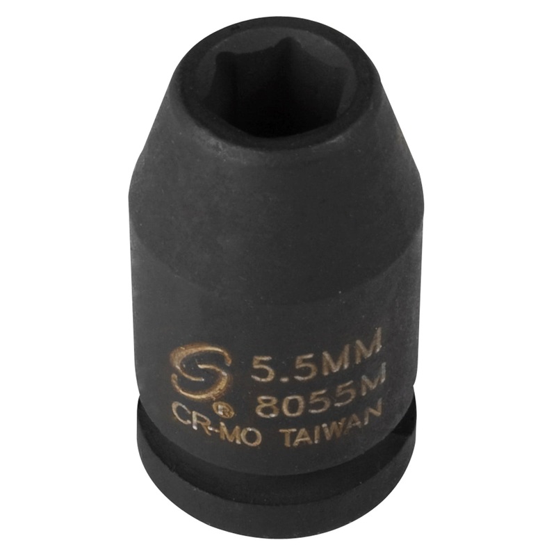 1/4″ Drive 6 Point Standard Impact Socket 5.5mm