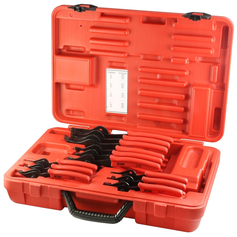 12 Piece Universal Snap Ring Plier Kit KTI55112