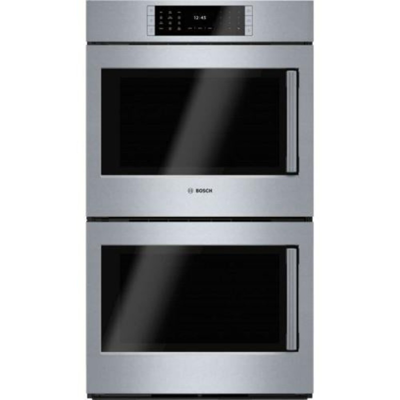 Bosch HBLP651LUC/07 Benchmark Double Wall Oven 30” Left Side opening Door, Stainless Steel