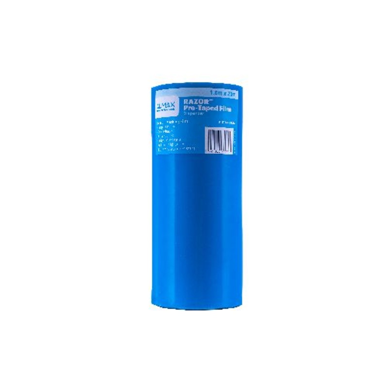 SINGLE Almax RAZOR TAPE Pre-Taped Masking Film Dispenser 1.8m