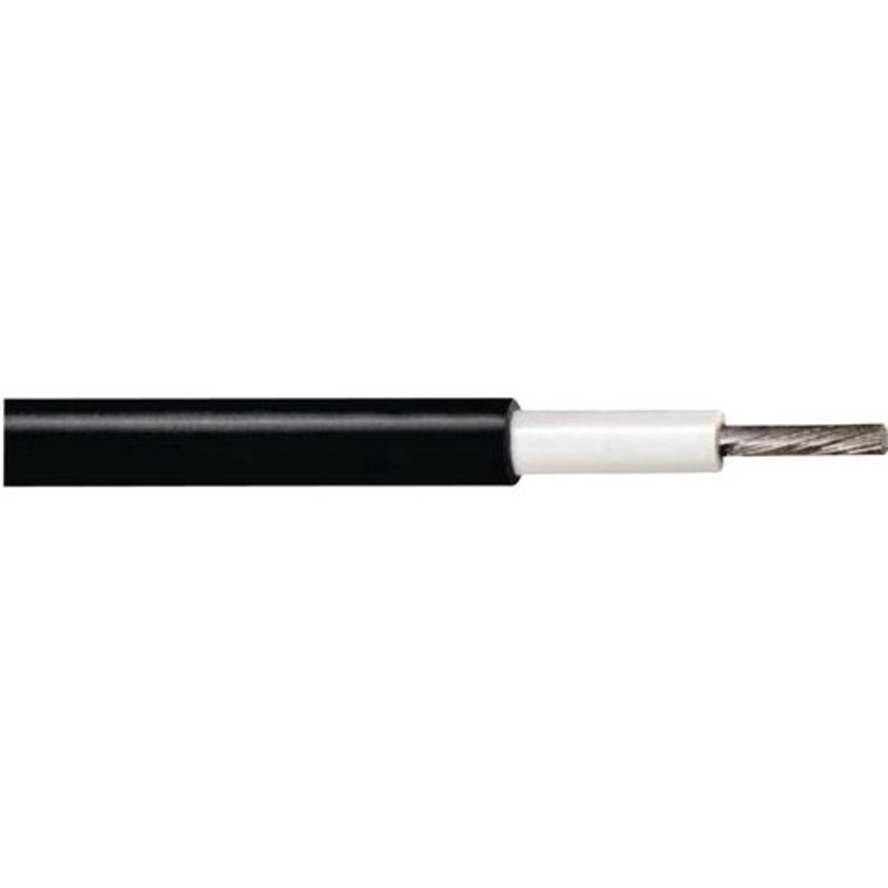Zexum 6mm Black Single Core TUV PV1-F Solar Photovoltaic PV Cable