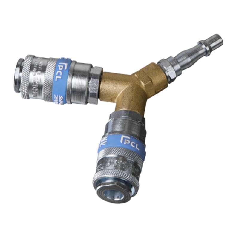 Sealey Twin Coupling Bodies, Y-Adaptor