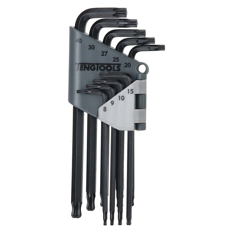Teng 9Pc Long Arm Ball-End Tx Key Set – Tx8-Tx40