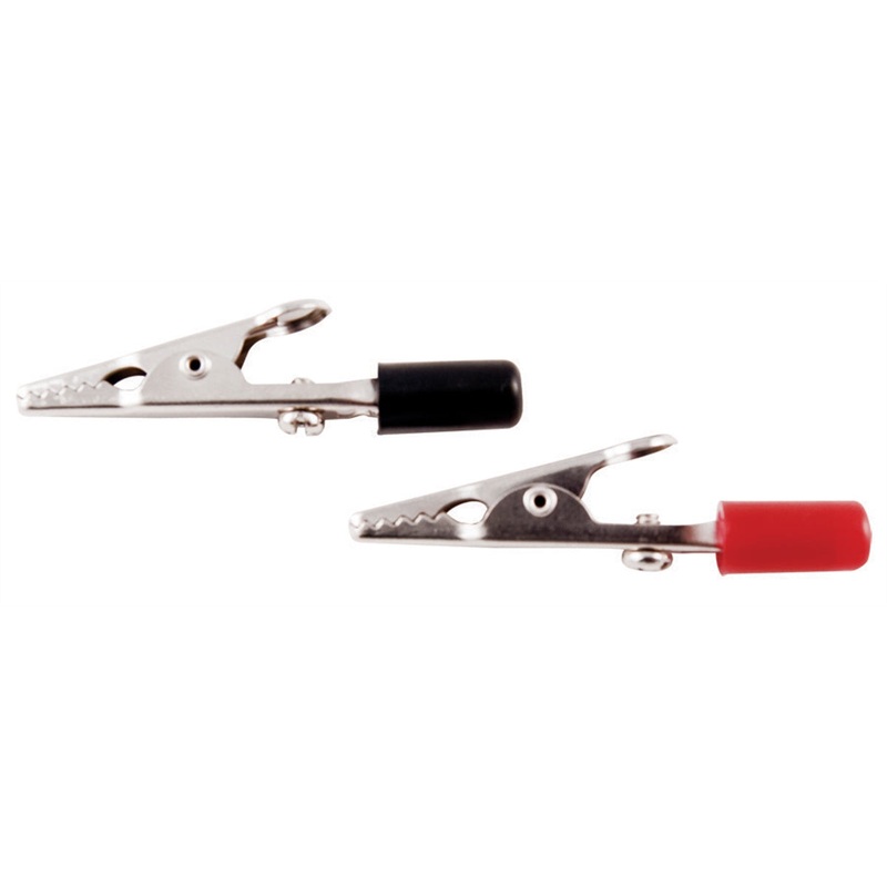 2″ 10A Alligator Clips w/PVC Handles R/B – 5 Sets