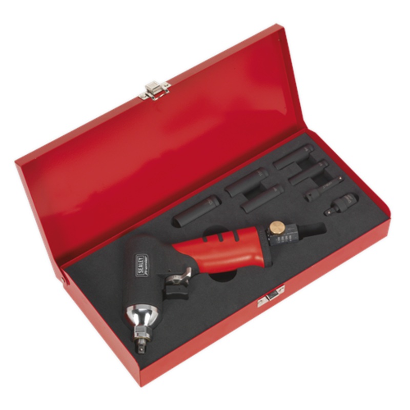 Sealey Premier Air Impact Wrench 1/4″Sq Drive Diesel Glow Plug Kit