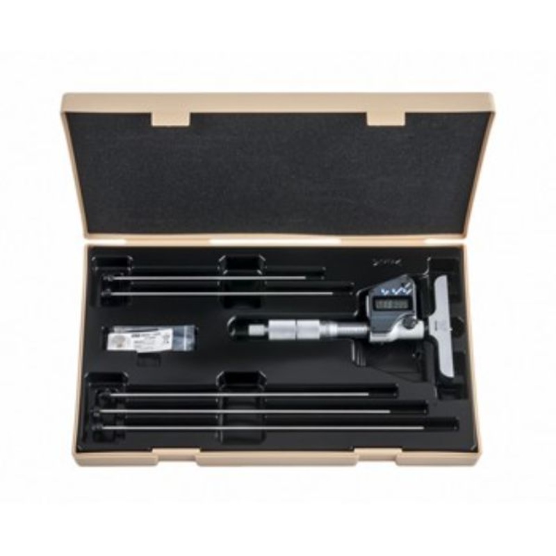 Mitutoyo Digimatic Depth Micrometer 6 in /150mm IP65 Coolant Proof