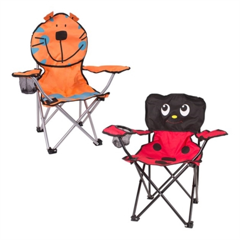 Milestone Kids Camping Chair – Assorted Ladybird or Tiger