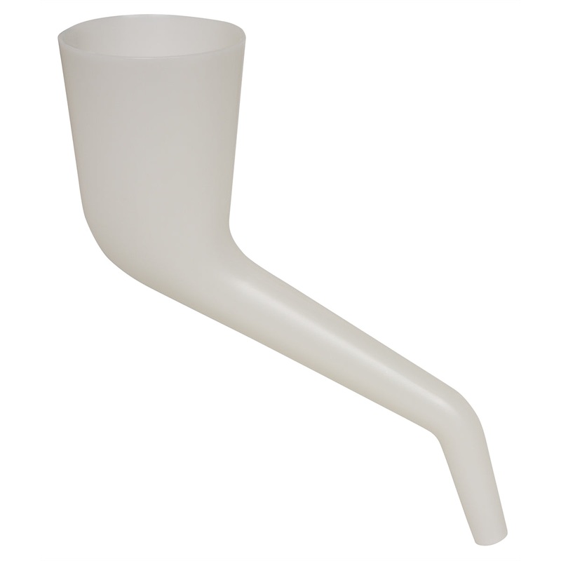 10″ Tall Translucent Right Angle Funnel LIS17232