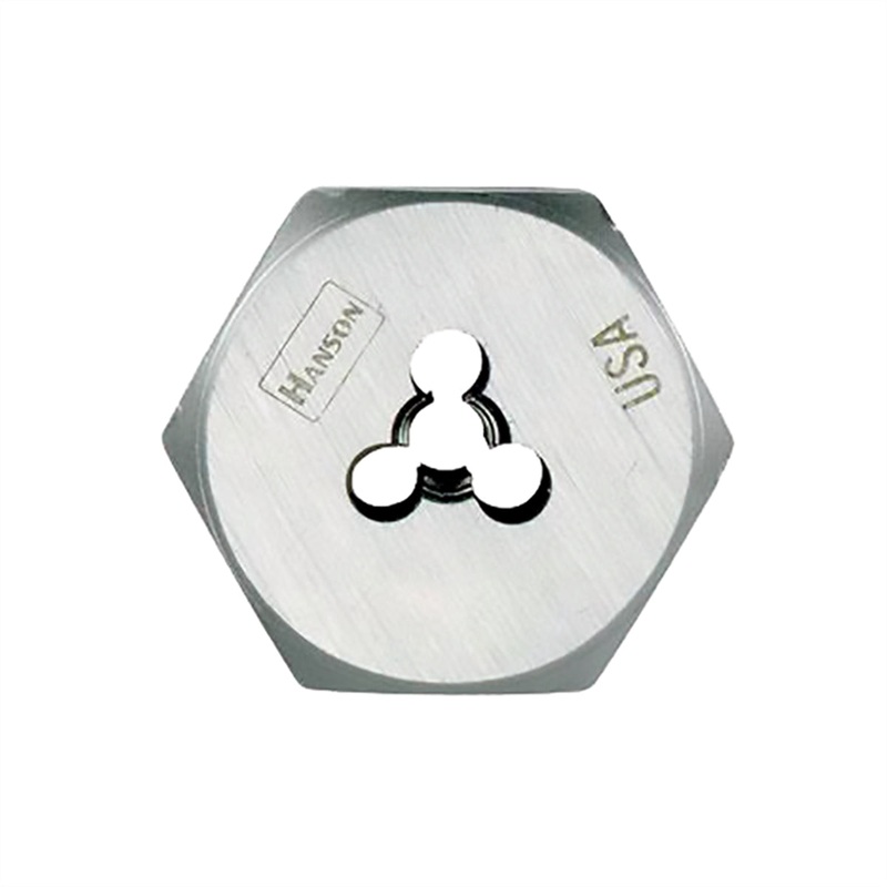High Carbon Steel Hexagon 1″ Across Flat Die 7/16″-20 NF