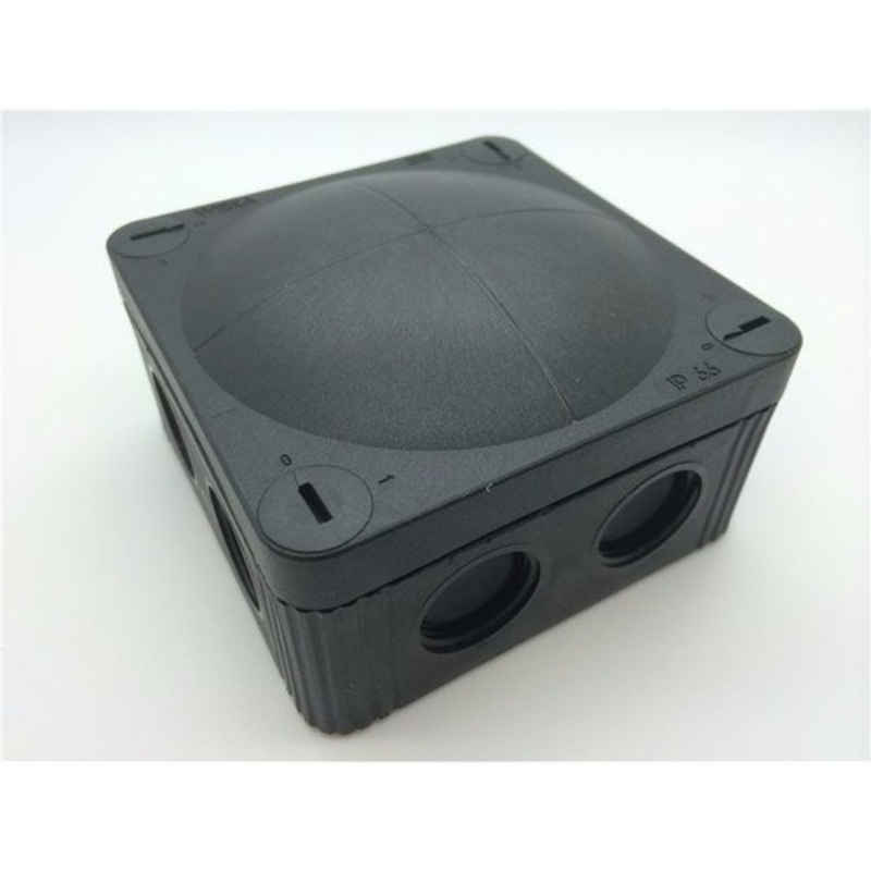 Wiska Combi 308/5 32A Black IP66 Weatherproof Junction Adaptable Box Enclosure With 5 Way Connector