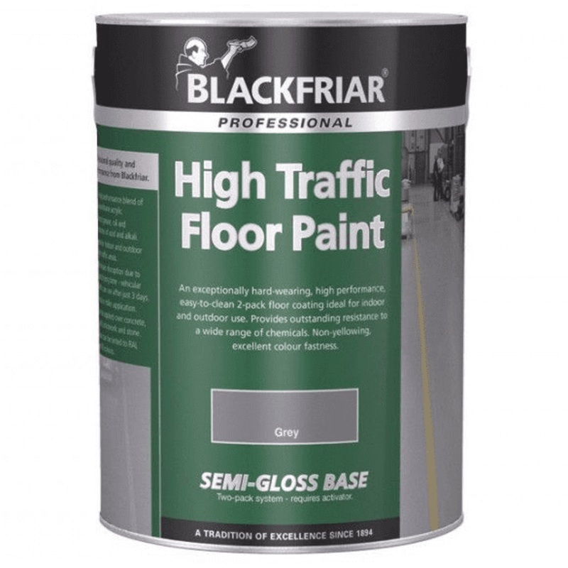 Blackfriar High Traffic Floor Paint Grey 5lt Default Title