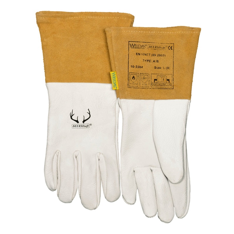 Weldas Split Cowhide Precision Gloves