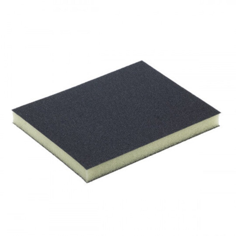 100 Grit Abrasive Double Sided Single Sponge Pad Default Title